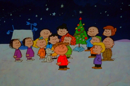A Charlie Brown Christmas, Copyright 1965 Charles Schultz, all Rights Reserved.