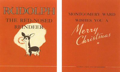 Original Rudolph the Red-Nosed Reindeer Book, Copyright 1939 Montgomery Ward, All Rights Reserved.